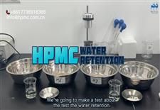 HPMC (prueba de retención de agua)