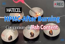 HPMC (Prueba de contenido de cenizas)